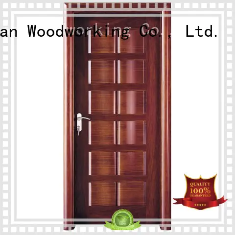 pure solid wood composite doors modern design wooden Runcheng Woodworking company
