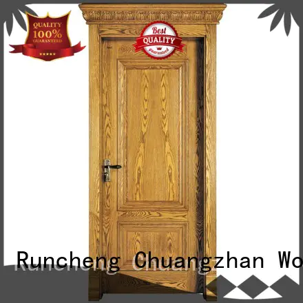 Runcheng Woodworking Brand veneer door solid solid wood composite doors