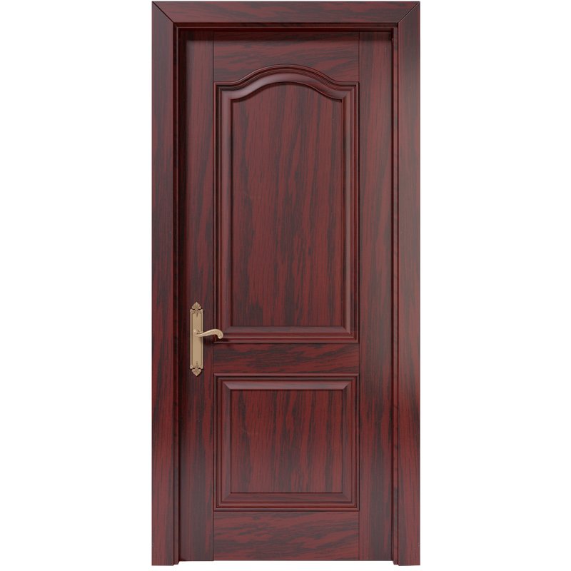 Runcheng Woodworking GK011  Interior veneer composited modern design wooden door Solid  Wood  Composite Door image35