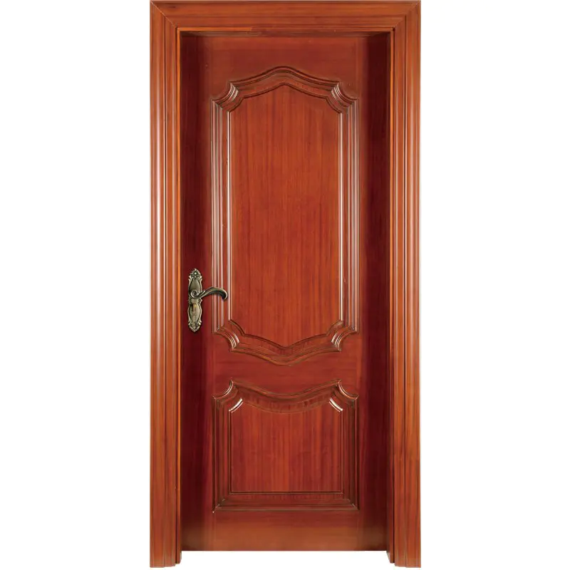 K007  Interior veneer composited modern design wooden door