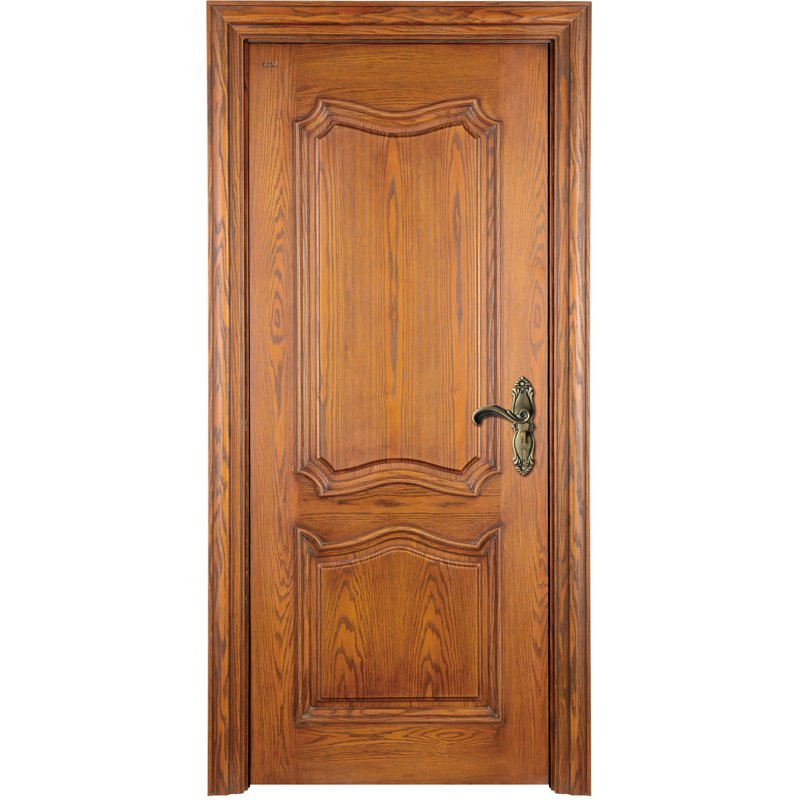 Runcheng Woodworking K008  Interior veneer composited modern design wooden door Solid  Wood  Composite Door image32