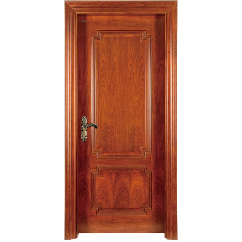 Runcheng Woodworking K009 Interior veneer composited modern design wooden door Solid  Wood  Composite Door image31