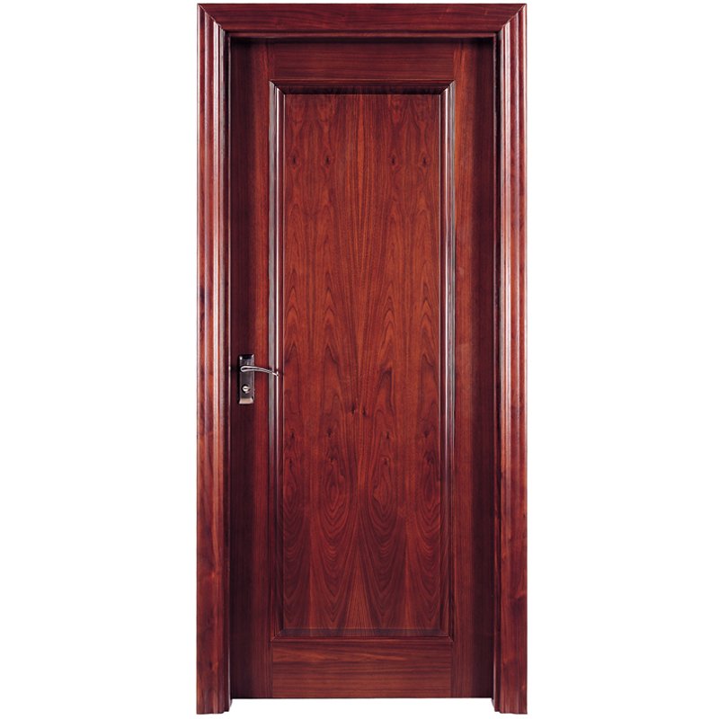 Runcheng Woodworking PP001  Interior veneer composited modern design wooden door Solid  Wood  Composite Door image30