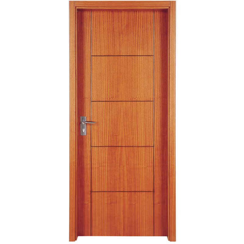 Runcheng Woodworking PP003T Interior veneer composited modern design wooden door Solid  Wood  Composite Door image28