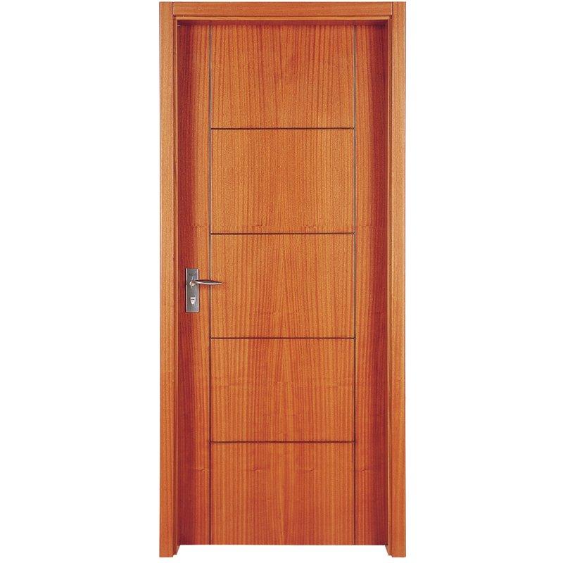 PP003T Interior veneer composited modern design wooden door