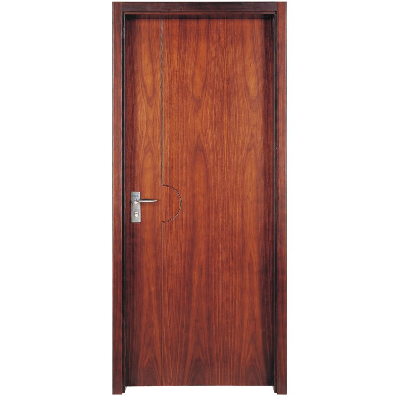 PP007T Interior veneer composited modern design wooden door