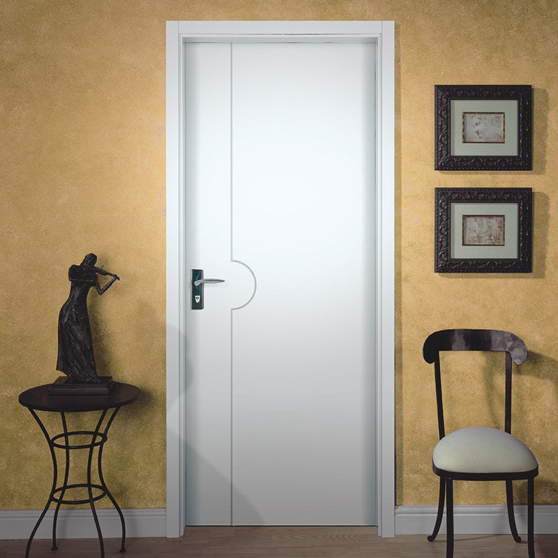 Runcheng Woodworking PP007T Interior veneer composited modern design wooden door Solid  Wood  Composite Door image26