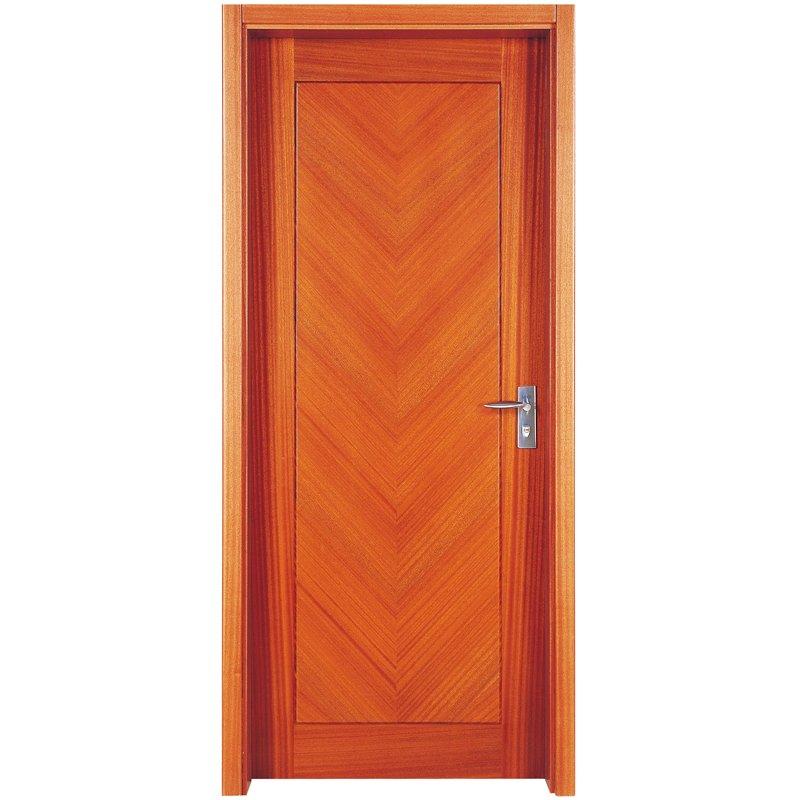 PP009 Interior veneer composited modern design wooden door