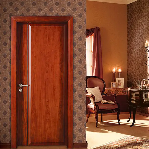 PP016  Interior veneer composited modern design wooden door