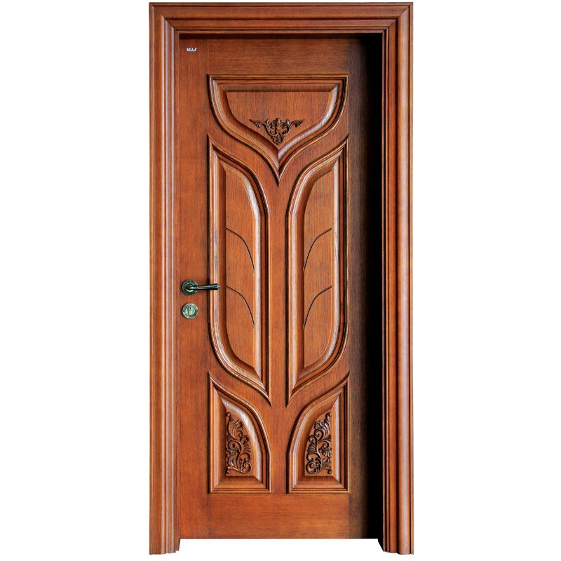 Runcheng Woodworking S027 Interior veneer composited modern design wooden door Solid  Wood  Composite Door image20