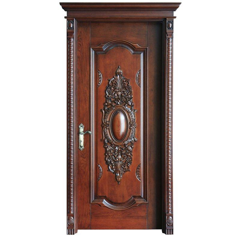 S038 Interior veneer composited modern design wooden door