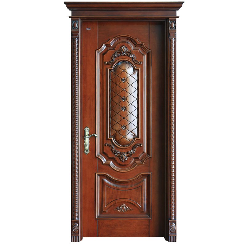Runcheng Woodworking S041Y Interior veneer composited modern design wooden door Solid  Wood  Composite Door image16