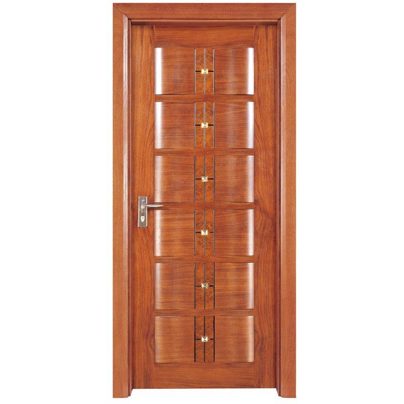 X019 Interior veneer composited modern design wooden door