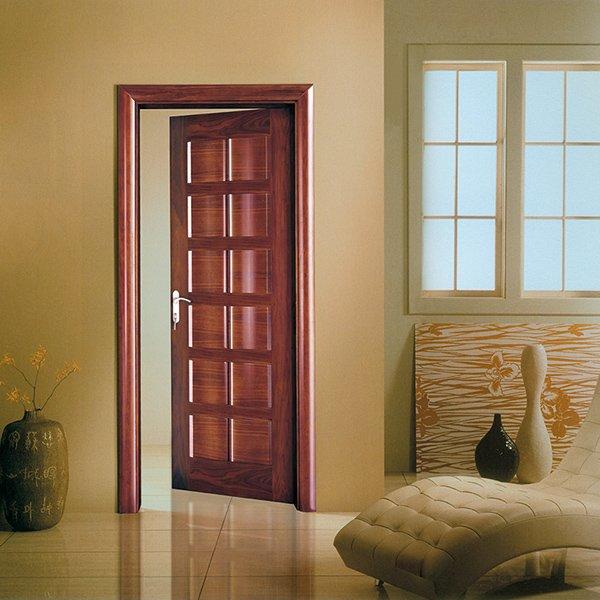 X025 Interior veneer composited modern design wooden door