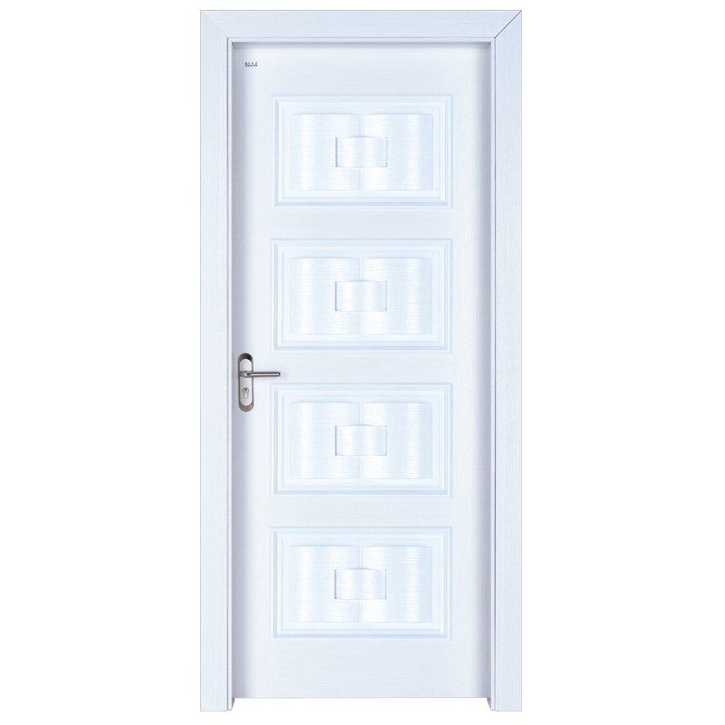 X046 Interior veneer composited modern design wooden door