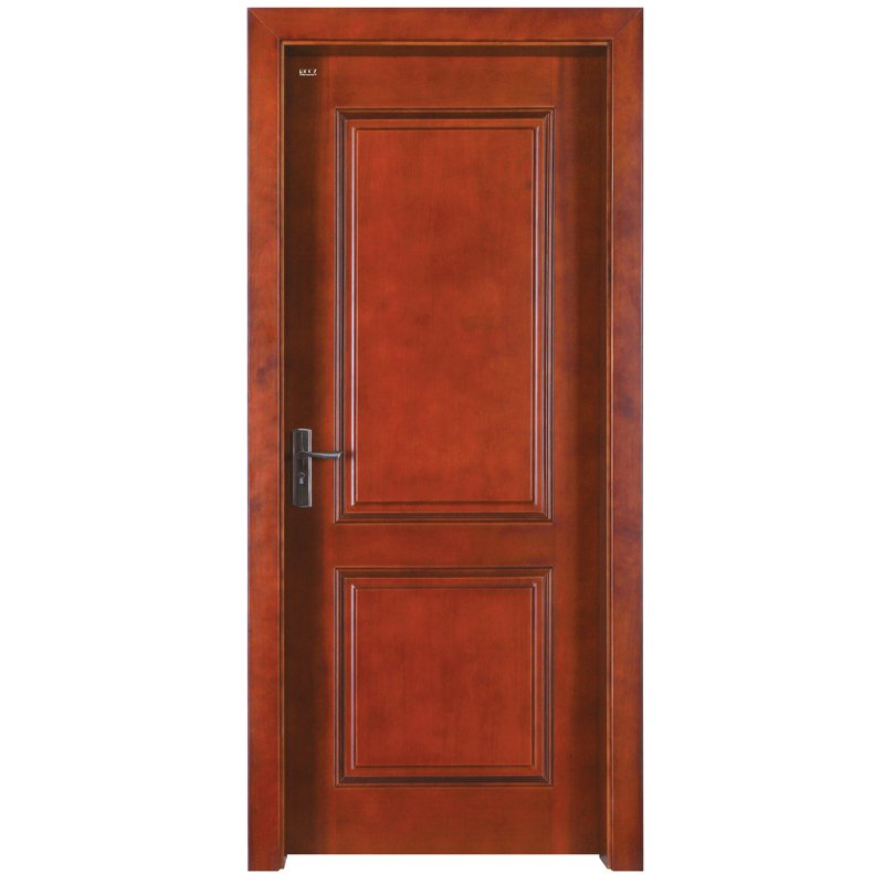 Runcheng Woodworking Z002P Interior veneer composited modern design wooden door Solid  Wood  Composite Door image5