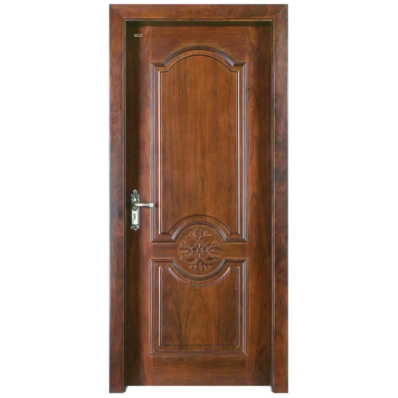 Z005P Interior veneer composited modern design wooden door