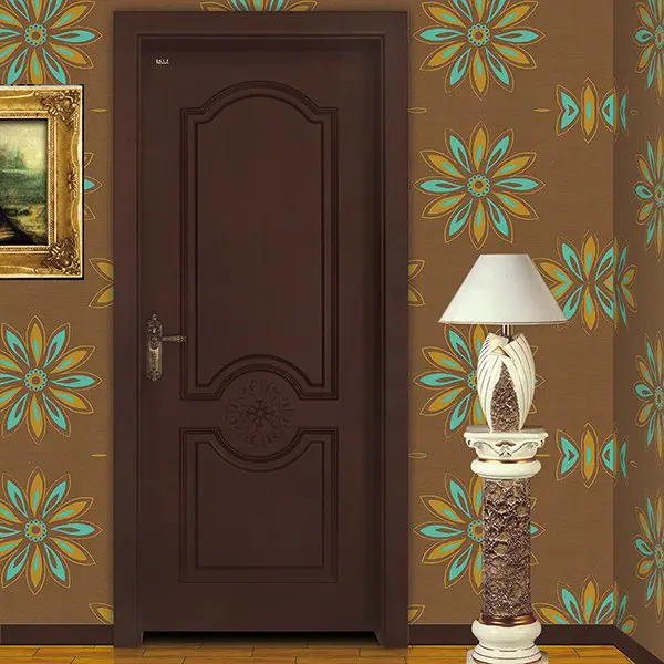 Z005P Interior veneer composited modern design wooden door