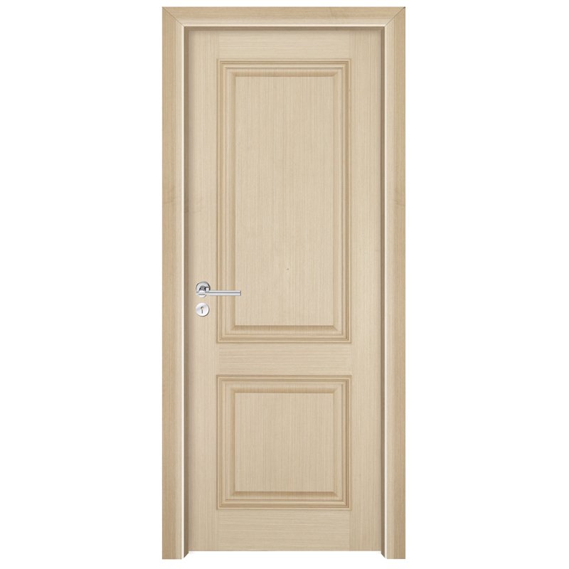 Runcheng Woodworking GK001  Interior veneer composited modern design wooden door Solid  Wood  Composite Door image3