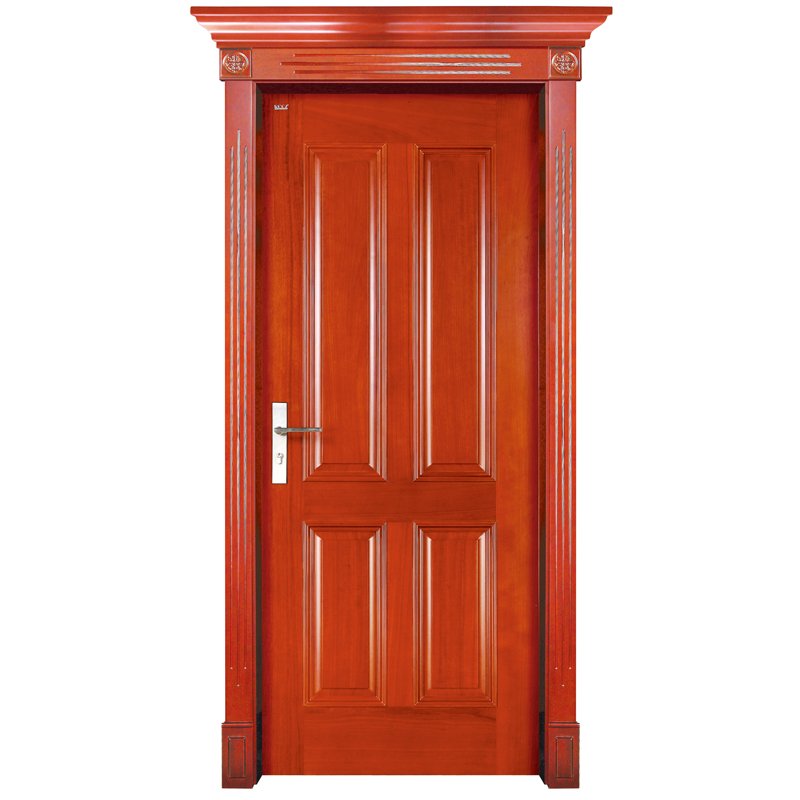 Runcheng Woodworking S002 Interior pure solid wooden door Solid  Wood  Door image6