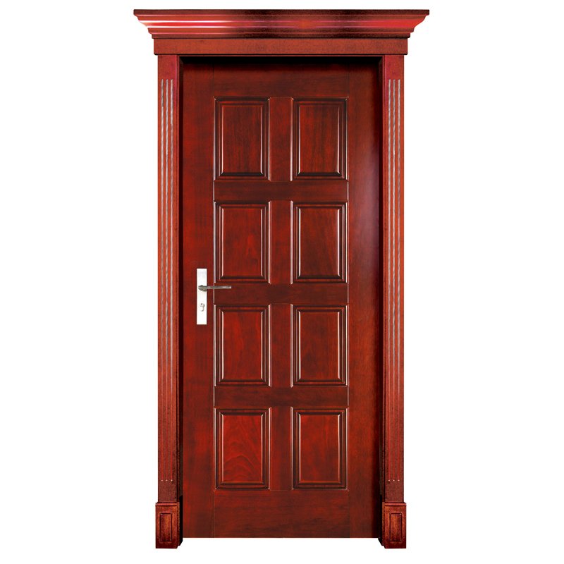 Runcheng Woodworking S003 Interior pure solid wooden door Solid  Wood  Door image5