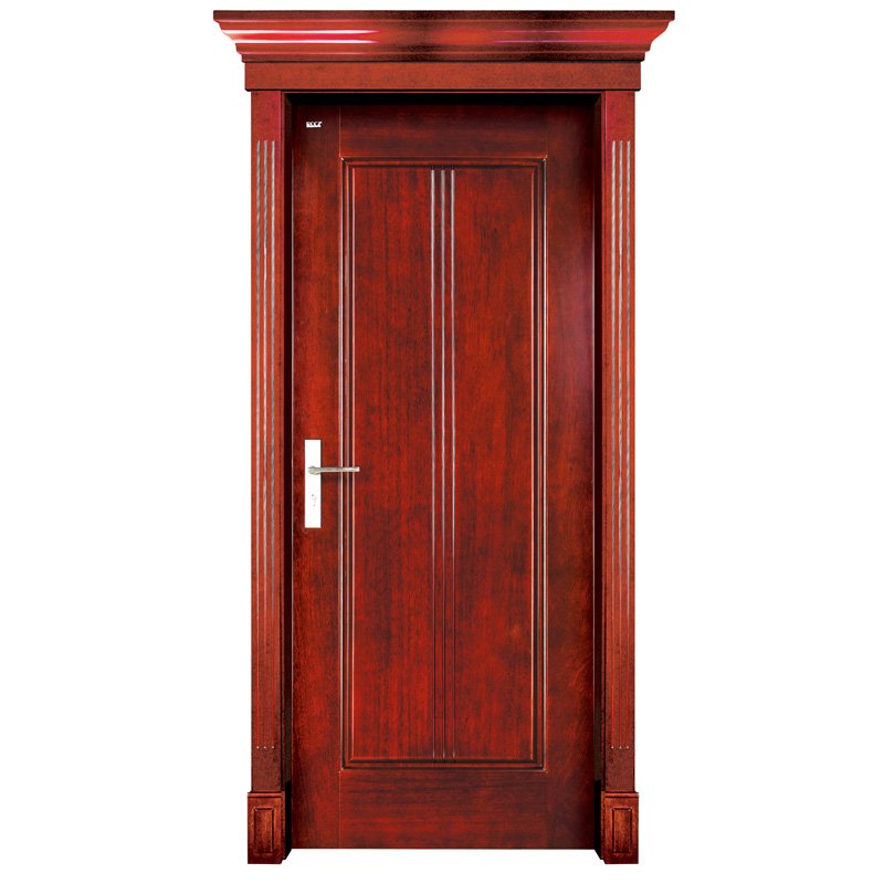 Runcheng Woodworking S004 Interior pure solid wooden door Solid  Wood  Door image4