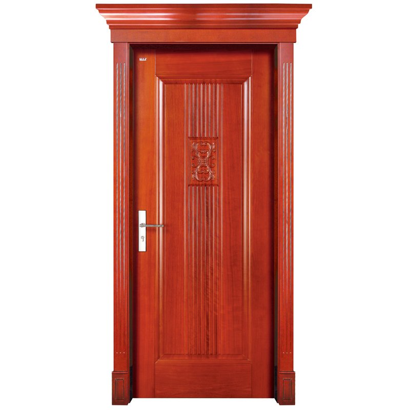 Runcheng Woodworking S006 Interior pure solid wooden door Solid  Wood  Door image2