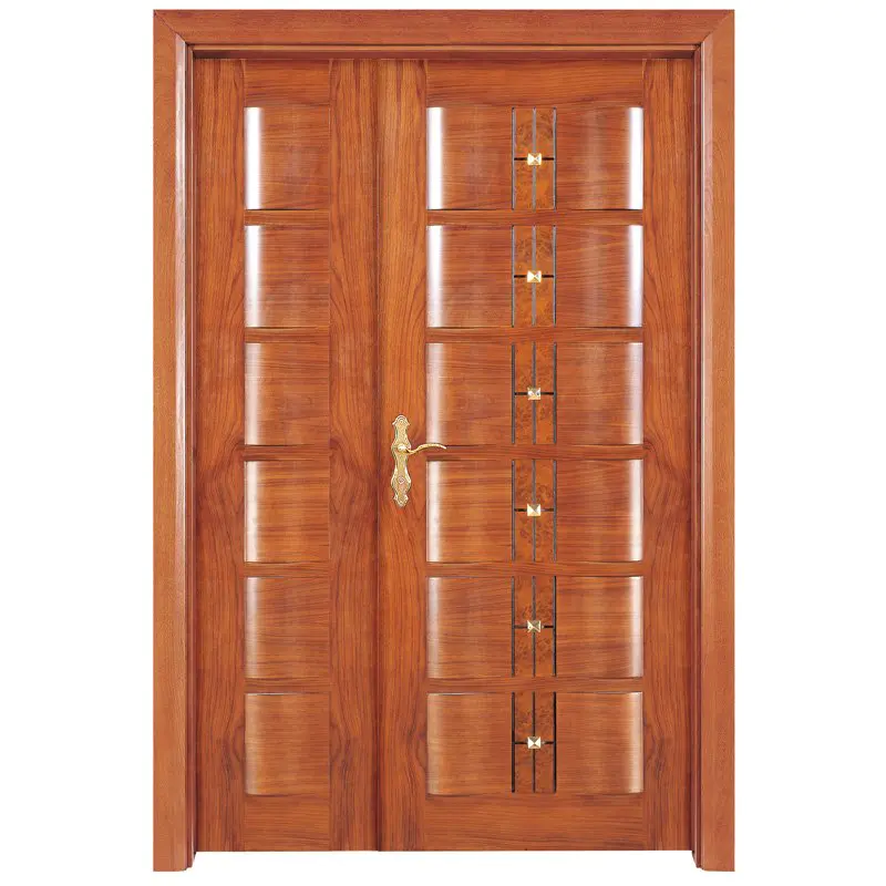 X019-1 Interior veneer composited modern design wooden door