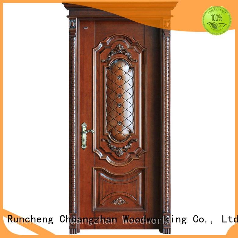 Runcheng Woodworking Brand s040 x010 wooden solid wood bedroom composite door