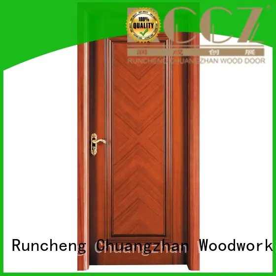 Runcheng Chuangzhan wood effect composite door company for offices