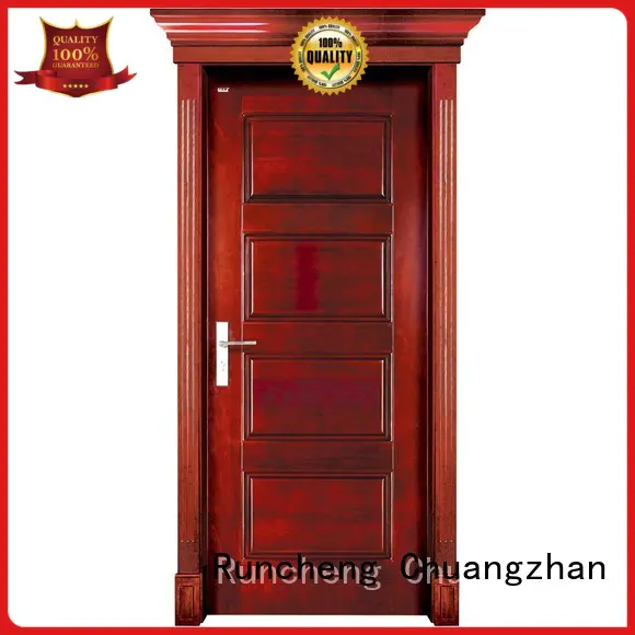 Runcheng Chuangzhan wooden new wood door manufacturer for indoor
