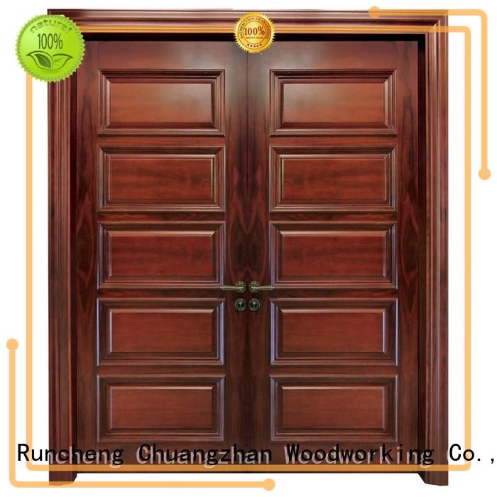 Runcheng Woodworking Brand wooden interior double doors modern supplier