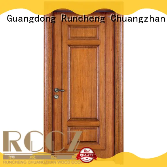 Runcheng Chuangzhan interior solid composite wooden door factory for offices