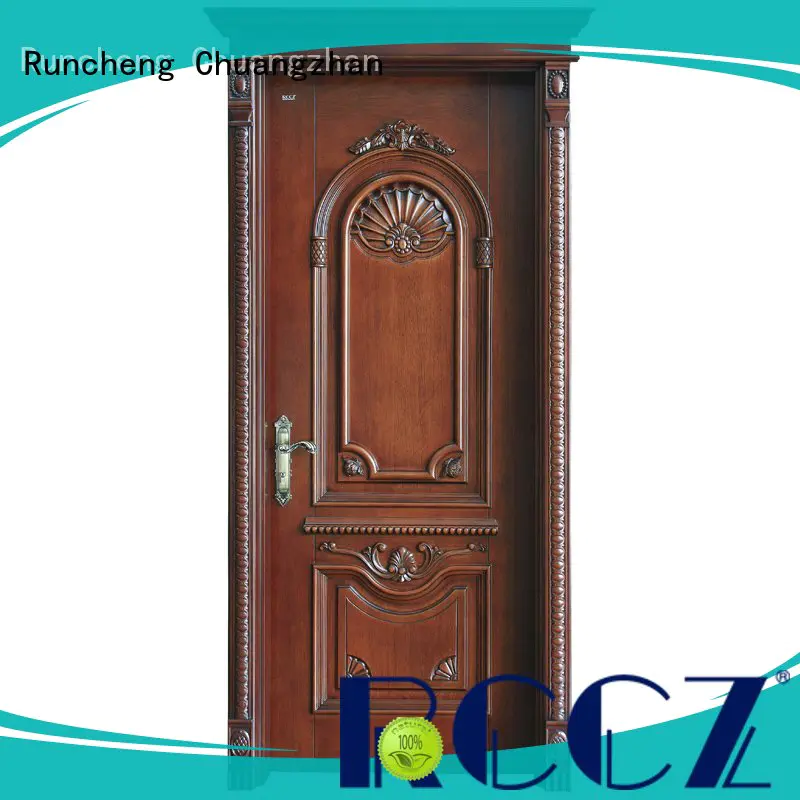 Runcheng Chuangzhan solid wood composite doors manufacturers for homes