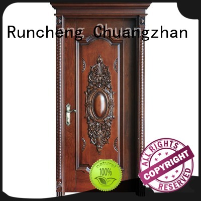 Runcheng Chuangzhan veneer rosewood composite door company for villas