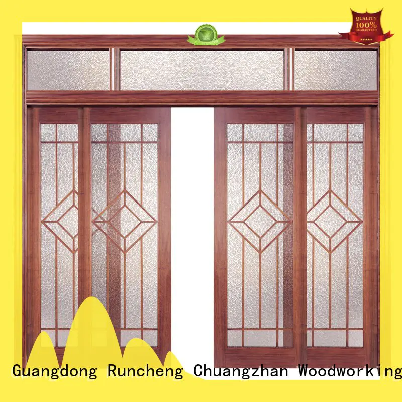Runcheng Chuangzhan modern rosewood composite door factory for homes