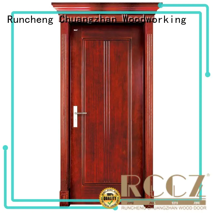 Runcheng Chuangzhan door interior wood doors with glass manufacturer for hotels