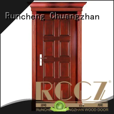 Runcheng Chuangzhan high-quality wood door manufacturers supplier for homes