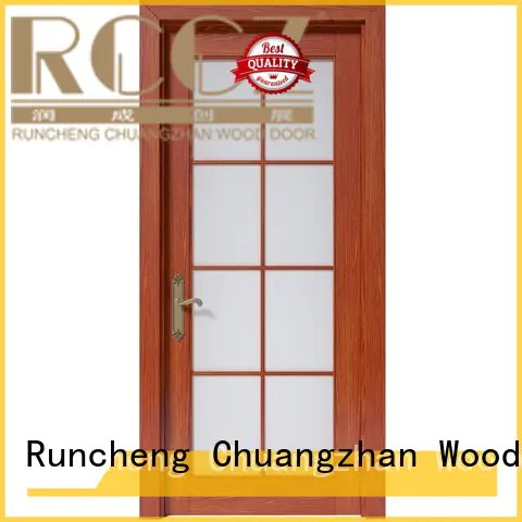 Custom composited interior solid wood composite doors Runcheng Woodworking design