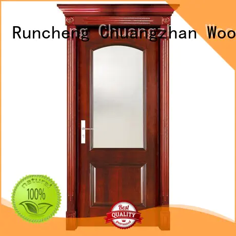 high quality interior solid wood bifold doors Runcheng Woodworking Brand