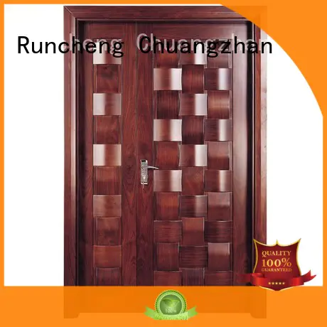 High-quality wooden double doors composited company for villas