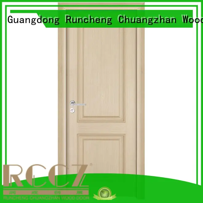 Runcheng Chuangzhan veneer wood effect composite door supply for offices