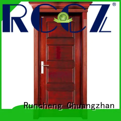 Runcheng Chuangzhan eco-friendly small wooden door manufacturer for villas