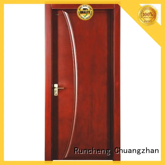 Runcheng Chuangzhan design wooden moulded doors Suppliers for hotels
