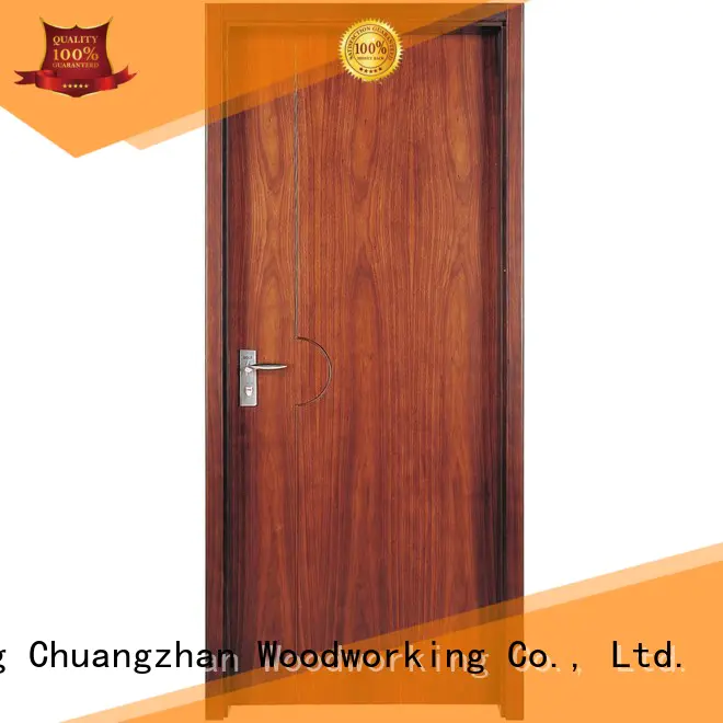 Custom wooden design solid wood composite doors Runcheng Woodworking interior