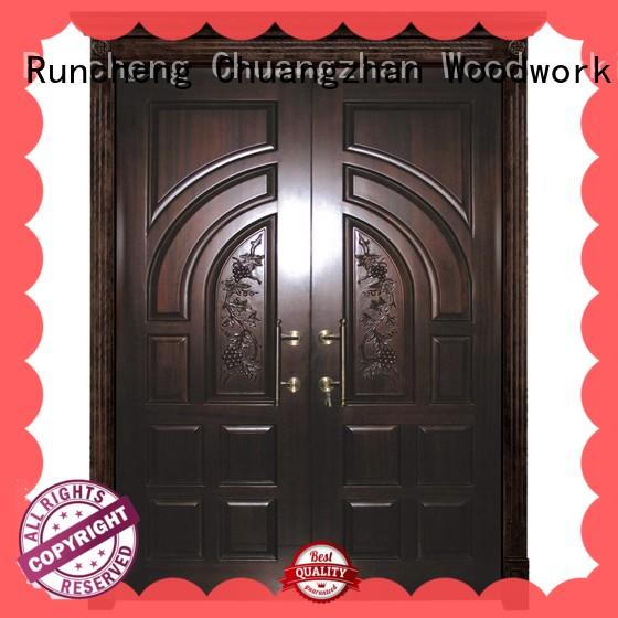 Runcheng Chuangzhan exquisite solid wood double doors manufacturer for offices