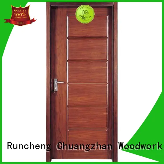 Runcheng Chuangzhan high-grade solid wood composite doors Suppliers for indoor