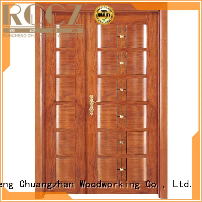 door design OEM interior double doors Runcheng Woodworking