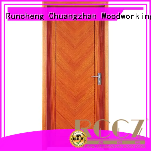 Runcheng Chuangzhan high-grade solid composite wooden door factory for hotels