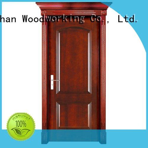 wooden solid solid wood bifold doors pure Runcheng Woodworking